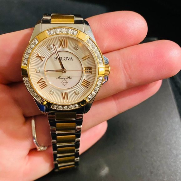 Bulova Women’s Analog Marine Star Watch